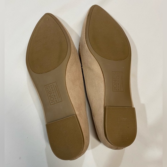 Jones New York Samantha Pointed Toe Blush Pink Flats Size 9.5 M - Picture 3 of 9